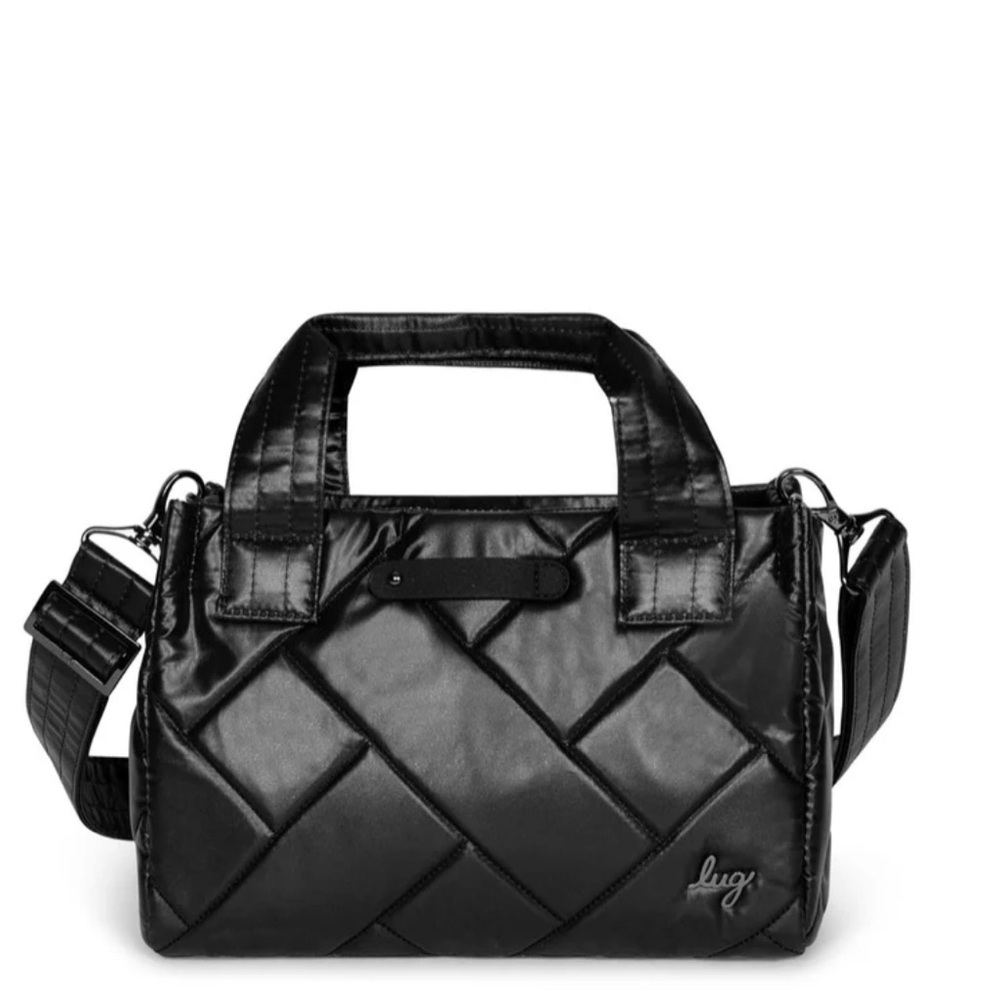 Lug Jitterbug Crossbody Bag Metallic Black NWT